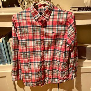 Vineyard Vines Boys Buttondown Whale Shirt Large (16)